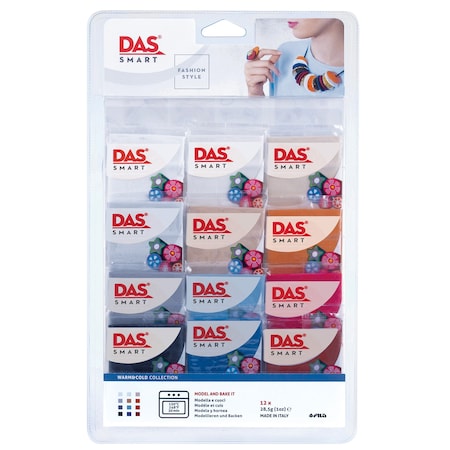 Das Smart Clay Set, Warm and Cool Set, 1 oz., 12PK F322300